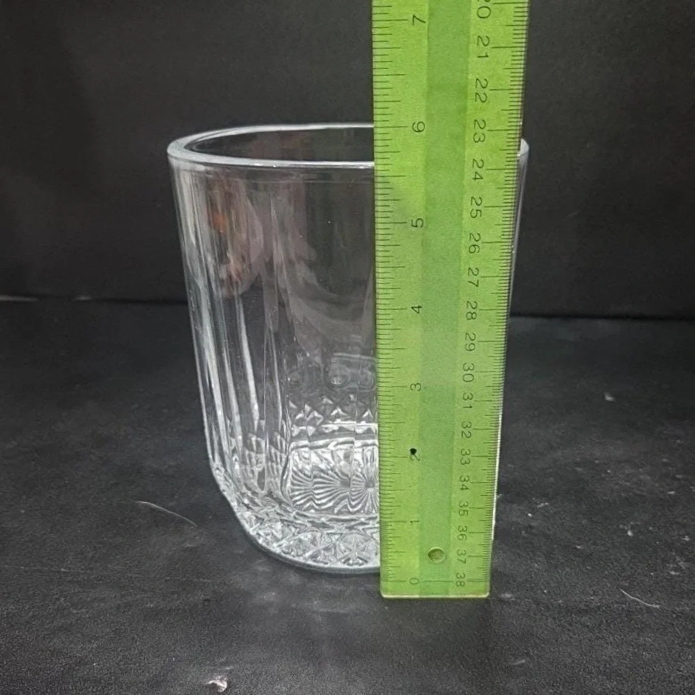 Lead Crystal Ice Bucket, Vintage Clear Glassware, Replacement Home Bar Accessory